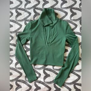 Babaton Emerald Long Sleeve Shirt